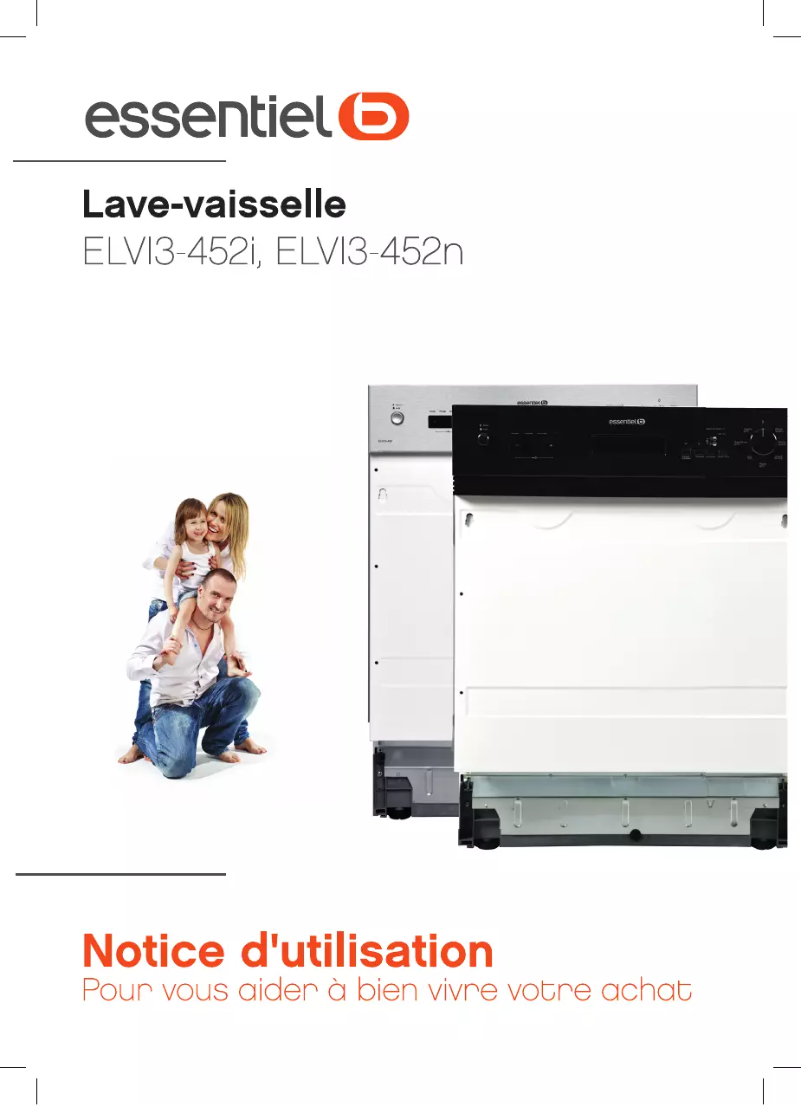 Image de la première page du manuel de l'appareil ELVI3 452i