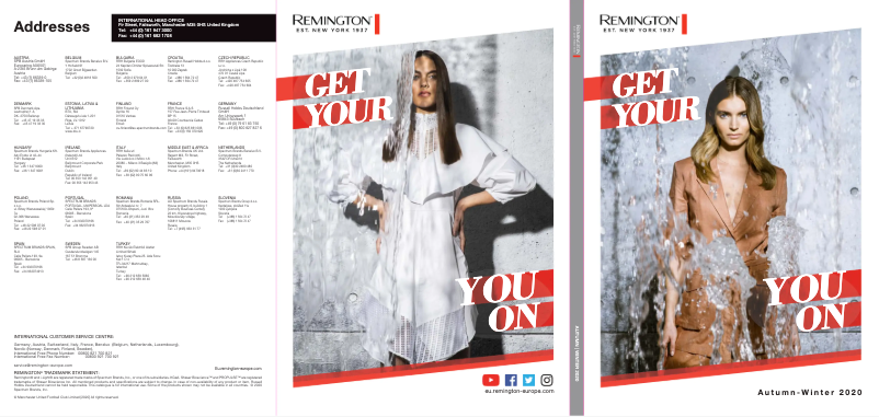 Page 1 de la notice Manuel utilisateur Remington HC7151