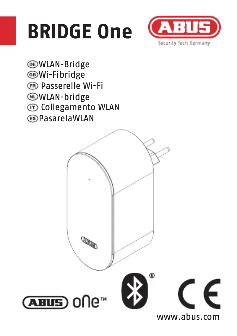 Image de la première page du manuel de l'appareil BRIDGE One