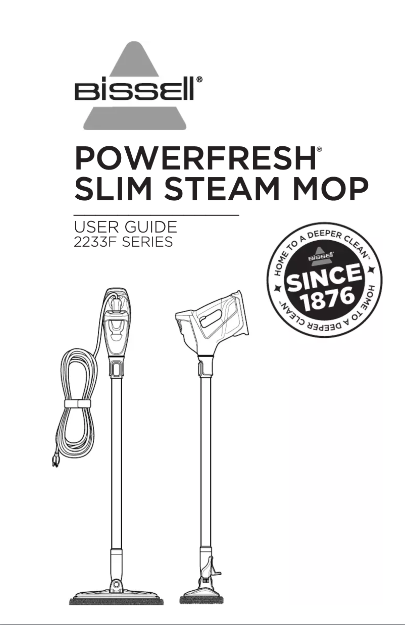 Página 1 del manual Manual de usuario Bissell PowerFresh Slim 2233F