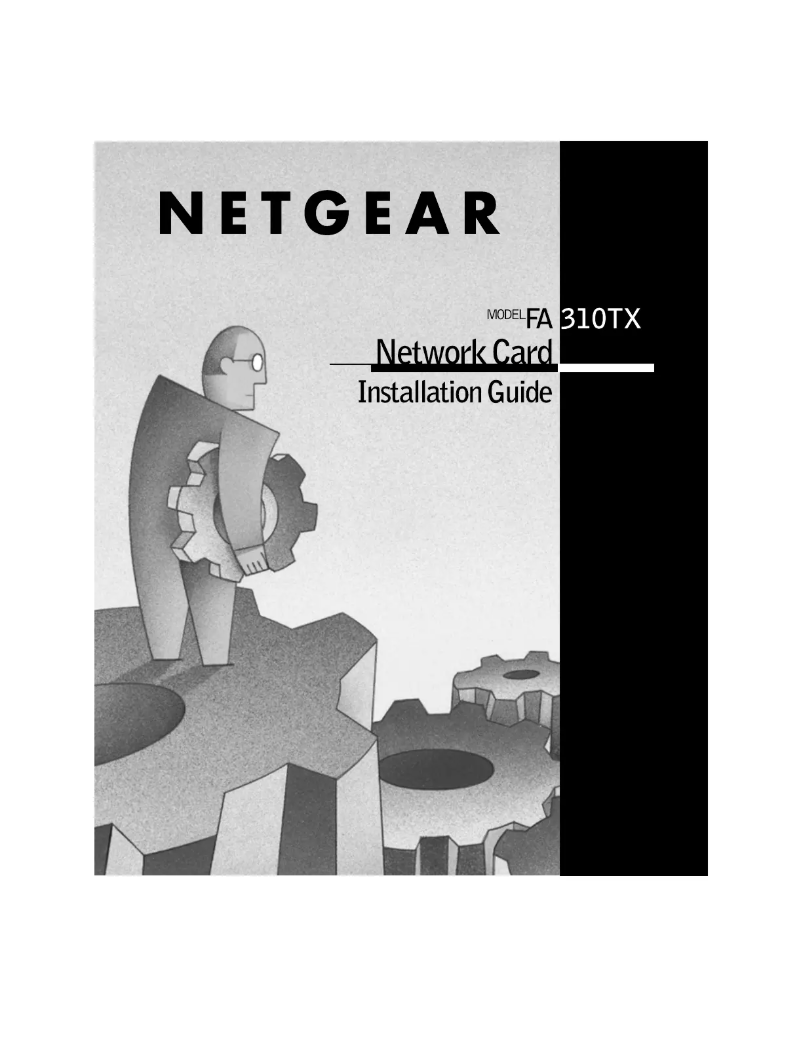 Page n°1 - Manuel utilisateur Netgear FA310TX