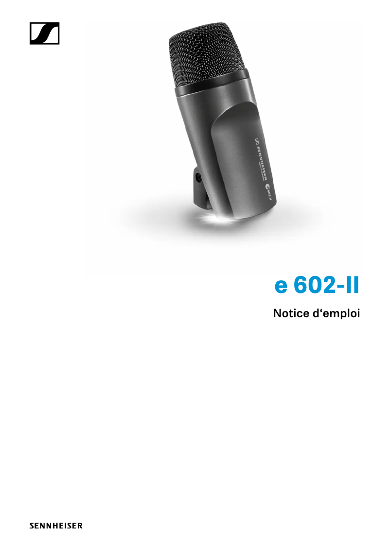 Página 1 del manual Manual de usuario Sennheiser MM 445