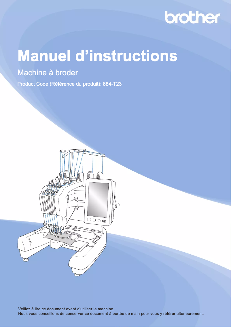 Image de la première page du manuel de l'appareil PR680W