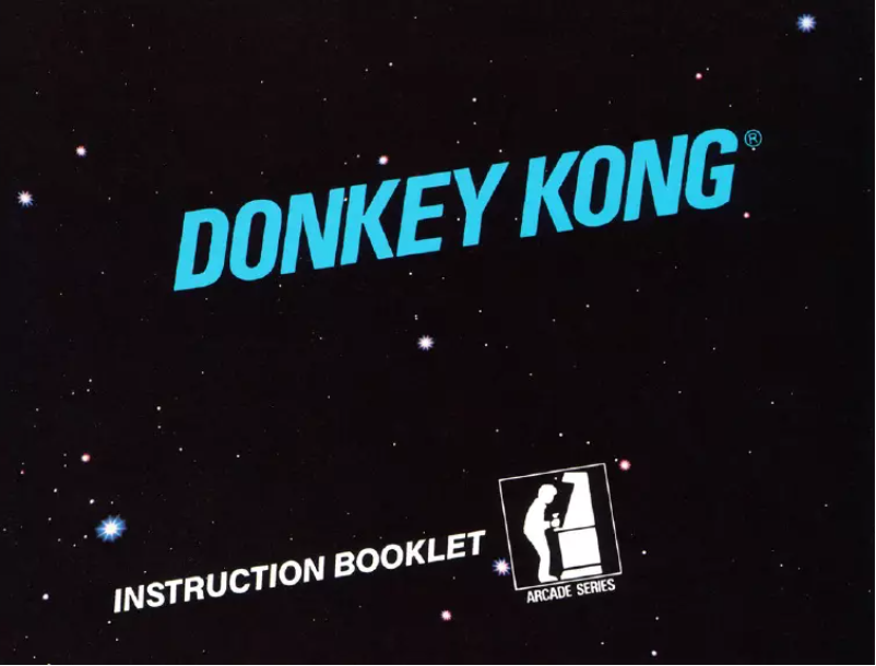 Page 1 de la notice Manuel utilisateur Nintendo Donkey Kong (NES)