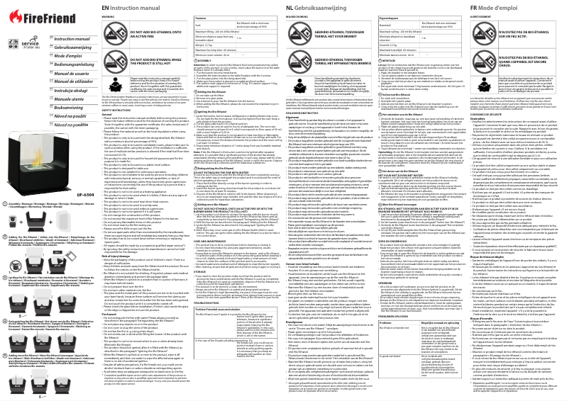 Image de la première page du manuel de l'appareil DF-6504