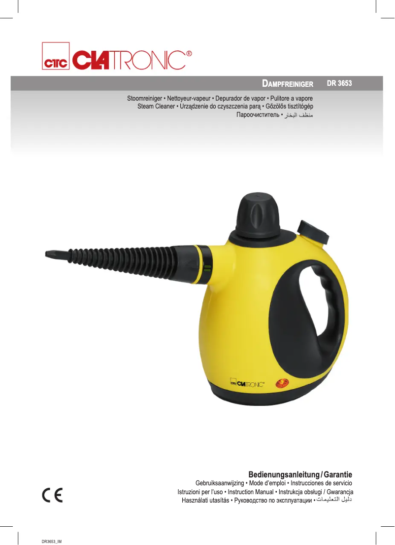 Page 1 de la notice Manuel utilisateur Clatronic DR 3653