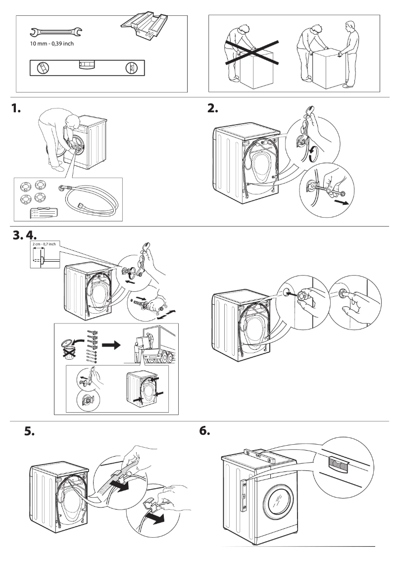 Page n°1 - Manuel utilisateur Indesit IWSC 61252 ECO UK