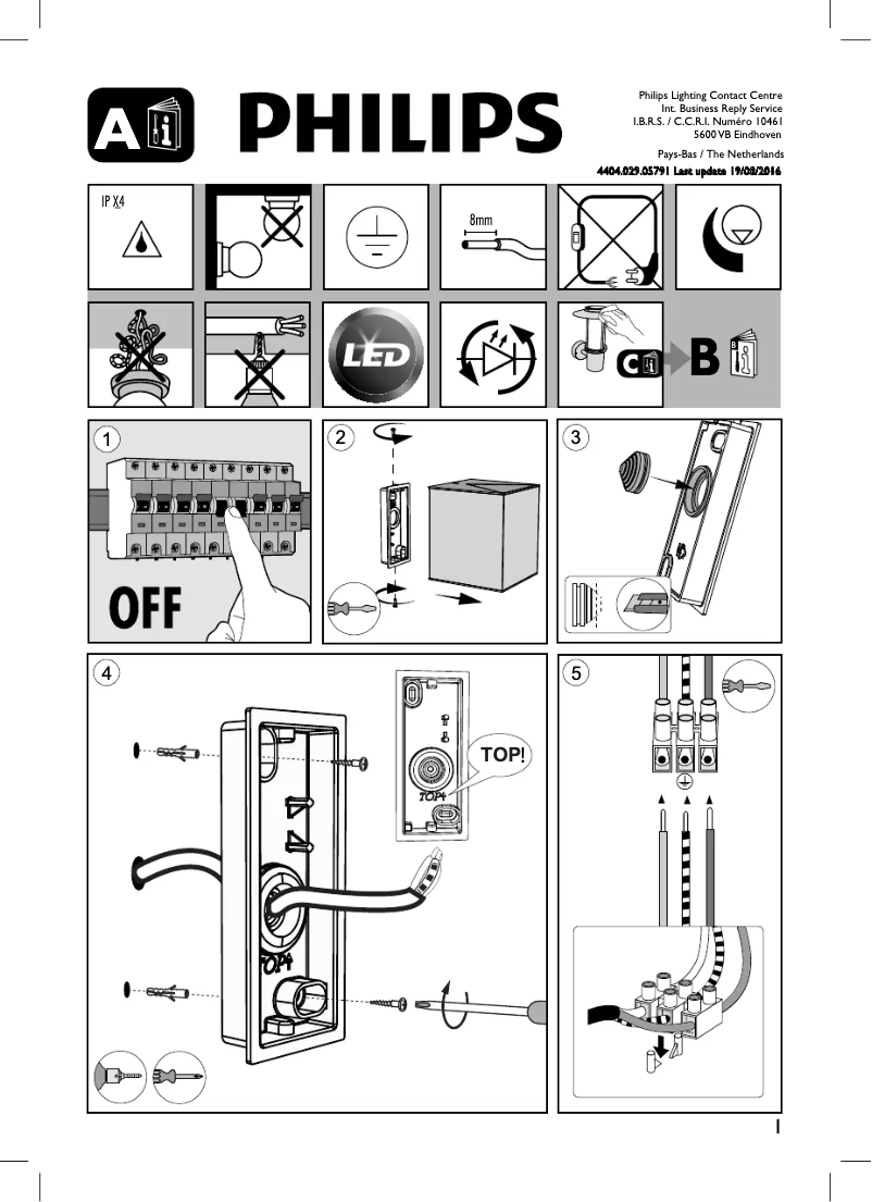 Page 1 of the manual User Manual Philips Cistus