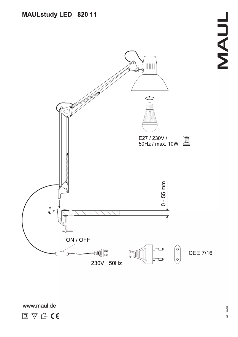 Image de la première page du manuel de l'appareil Study
