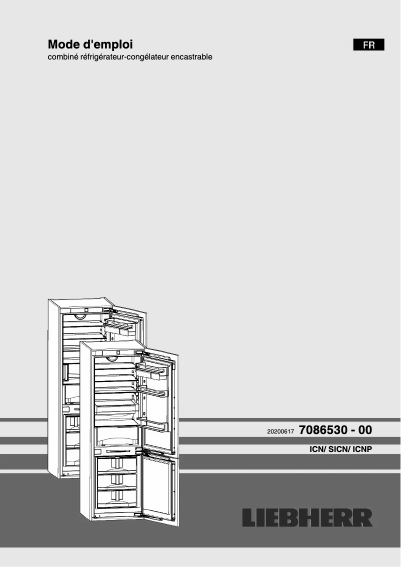 Page 1 de la notice Manuel utilisateur Liebherr ICNP 3366 Premium