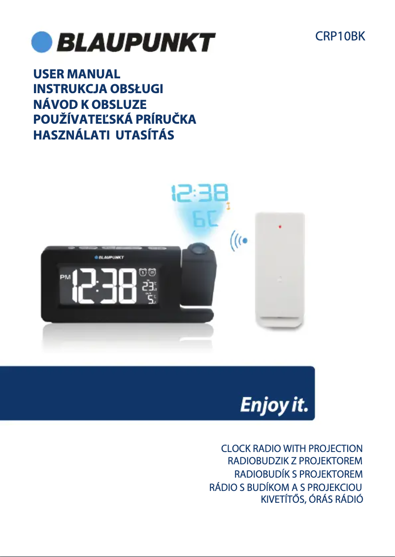 Image de la première page du manuel de l'appareil CRP10BK