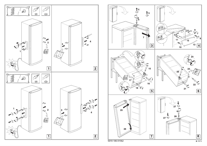 Page 1 de la notice Manuel utilisateur Bauknecht KR 326