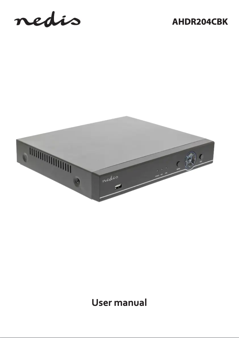 Page 1 de la notice Manuel utilisateur Nedis AHDR204CBK