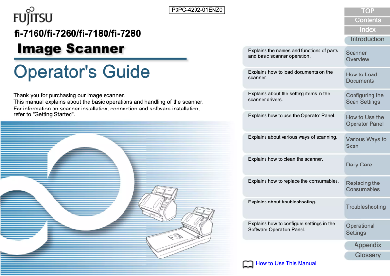 Page 1 de la notice Manuel utilisateur Fujitsu Siemens Fi-7180