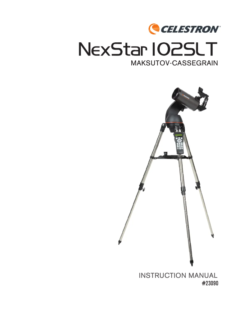 Page 1 de la notice Manuel utilisateur Celestron Nexstar 5SE