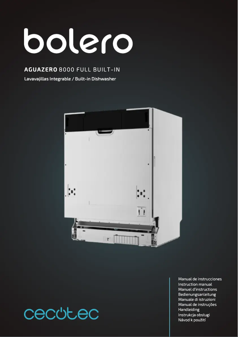Page 1 de la notice Manuel utilisateur Cecotec Bolero Aguazero 8000