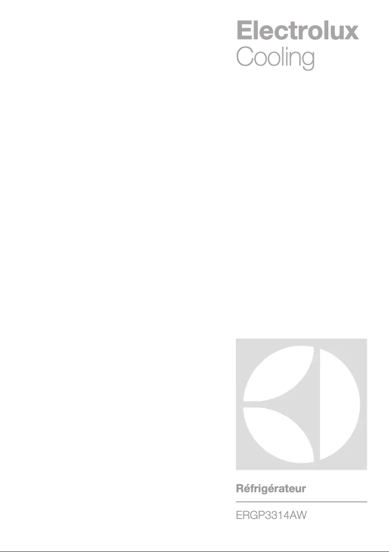 Página 1 del manual Manual de usuario Electrolux ERGP3314AW