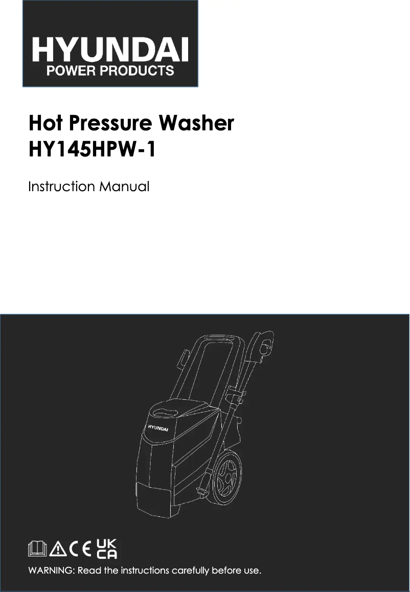 Page 1 de la notice Manuel utilisateur Hyundai HY145HPW-1