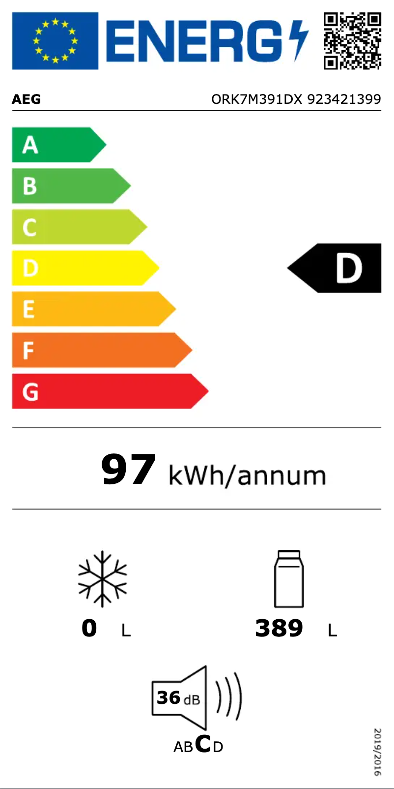 Image de la première page du manuel de l'appareil ORK7M391DX