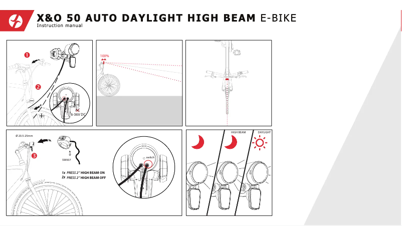 Page n°1 - Manuel utilisateur Spanninga X&O 50