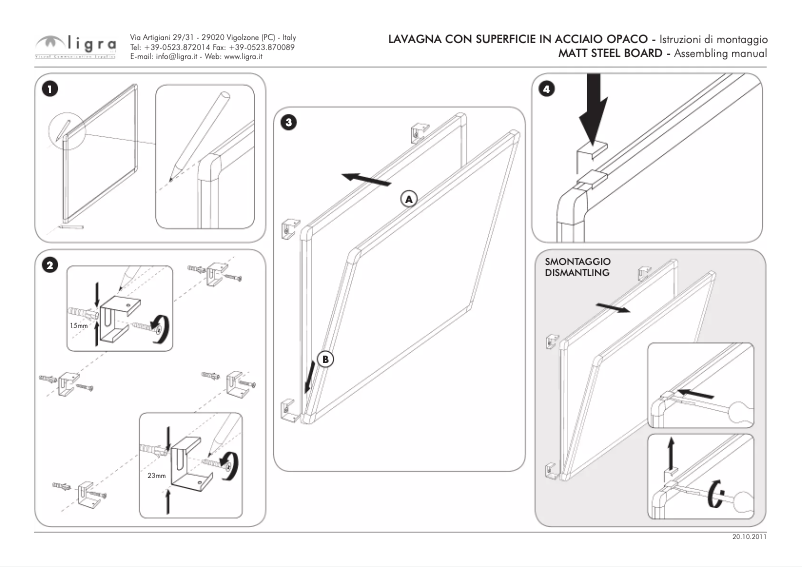 Page n°1 - Manuel utilisateur Ligra 102701M