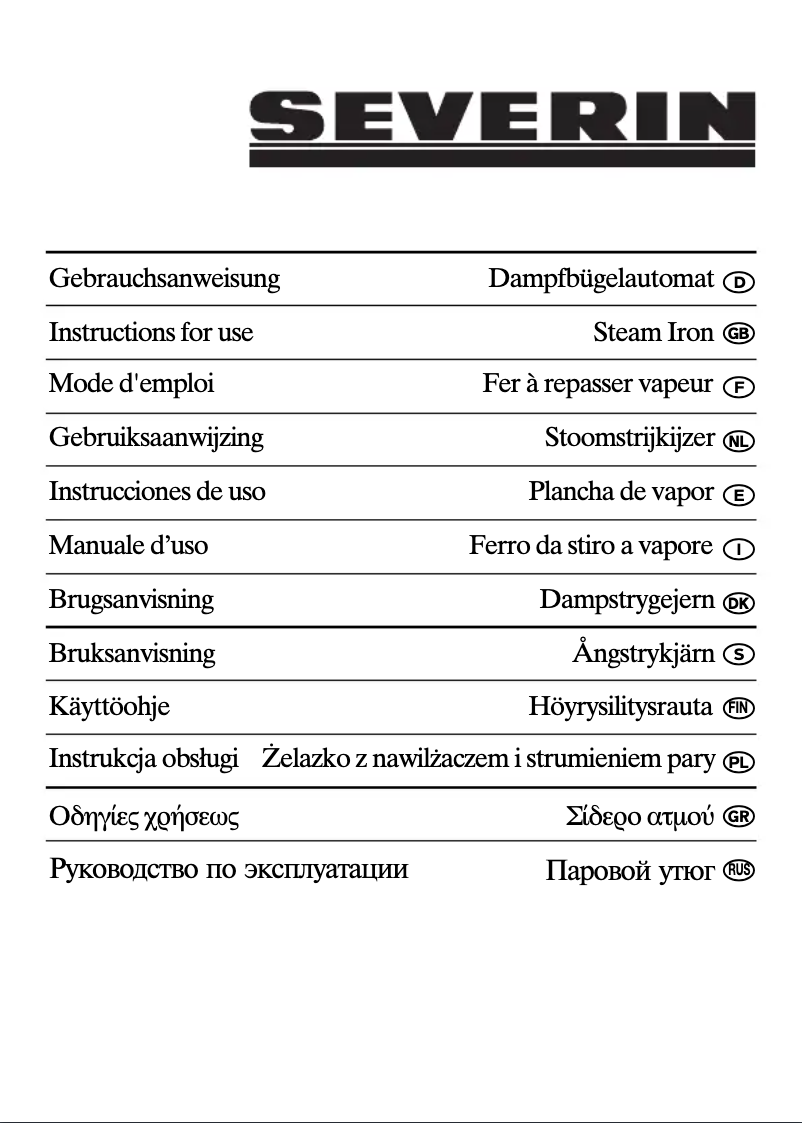 Image de la première page du manuel de l'appareil BA 3277