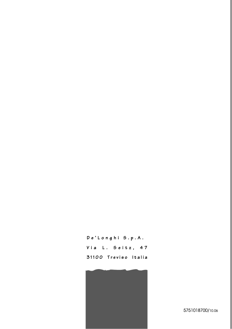 Page 1 de la notice Manuel utilisateur DeLonghi PAC C110