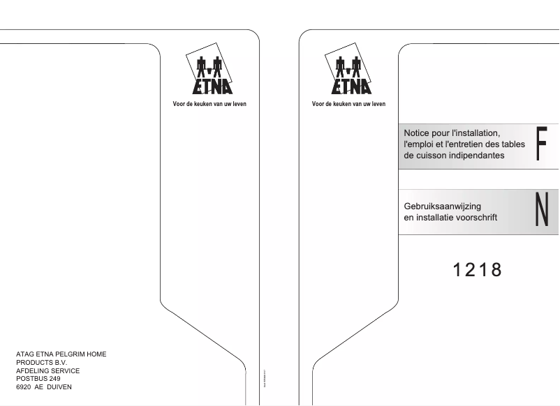 Image de la première page du manuel de l'appareil 1218HWT