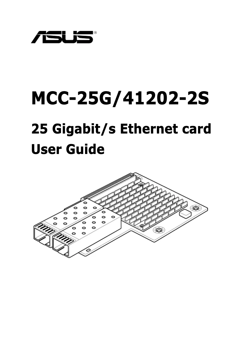 Image de la première page du manuel de l'appareil MCC-25G/41202-2S