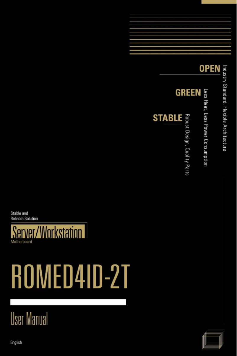 Page n°1 - Manuel utilisateur Asrock ROMED4ID-2T