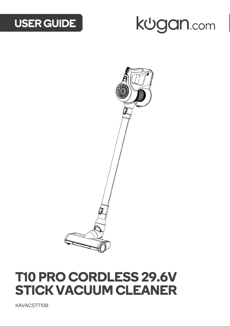 Page 1 de la notice Manuel utilisateur Kogan T10 Pro