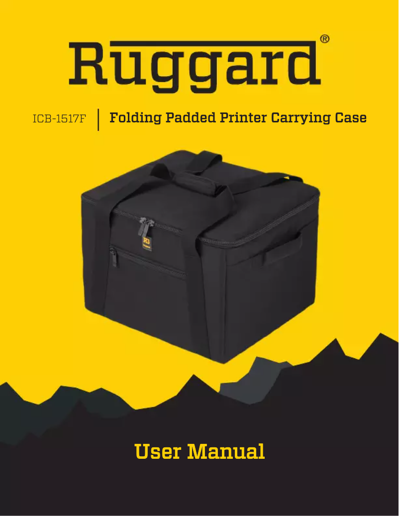 Page n°1 - Manuel utilisateur Ruggard ICB-1517F