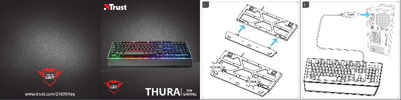 Image de la première page du manuel de l'appareil Thura GXT 860
