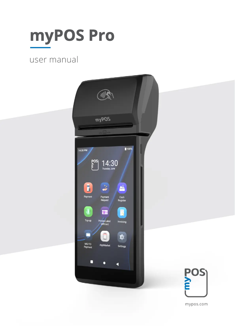 Image de la première page du manuel de l'appareil Pro