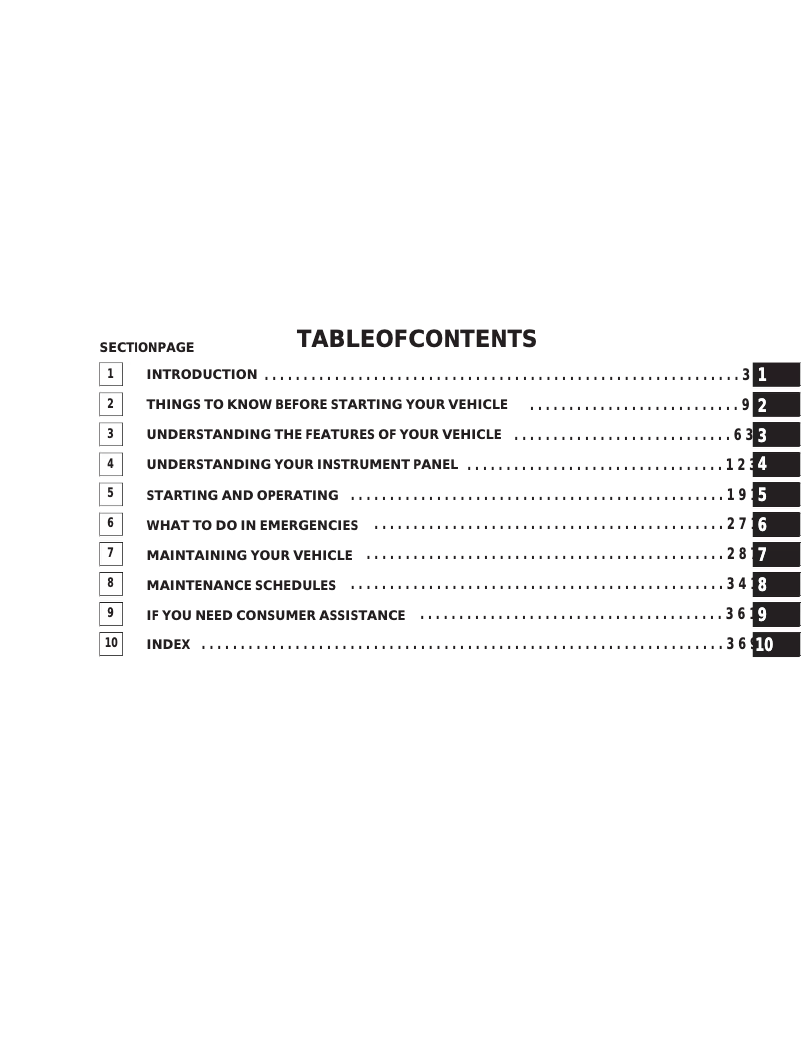 Página 1 del manual Manual de usuario Dodge Charger (2007)