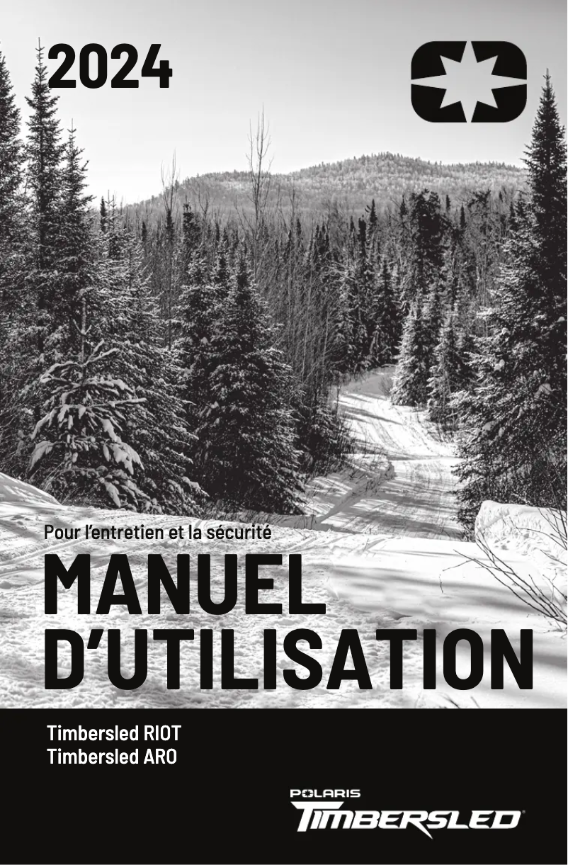 Page 1 de la notice Manuel utilisateur Timbersled ARO 3 Pro (2024)