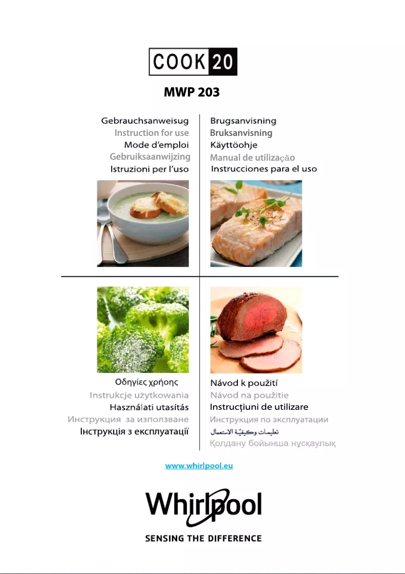 Image de la première page du manuel de l'appareil MWP 203 SB