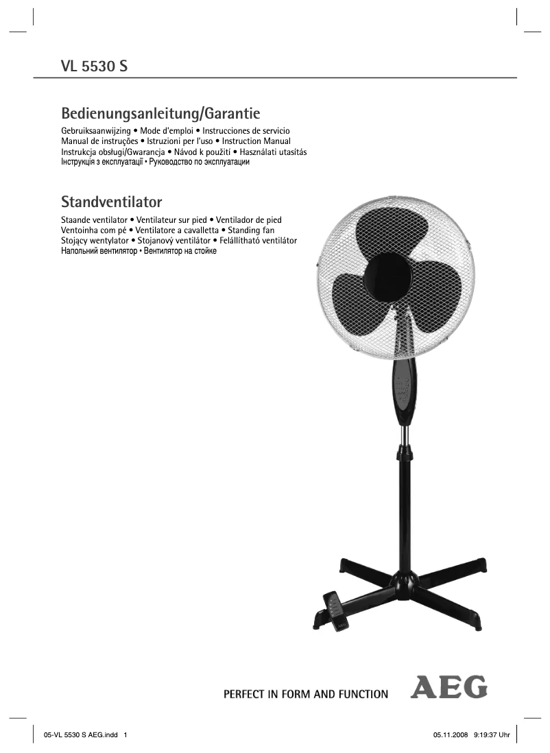 Image de la première page du manuel de l'appareil VL 5530 S