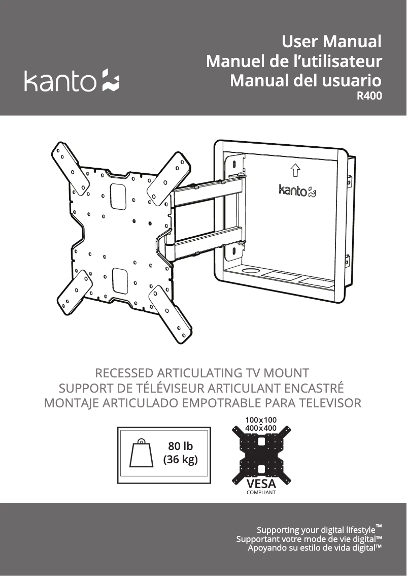 Página 1 del manual Manual de usuario Kanto R400