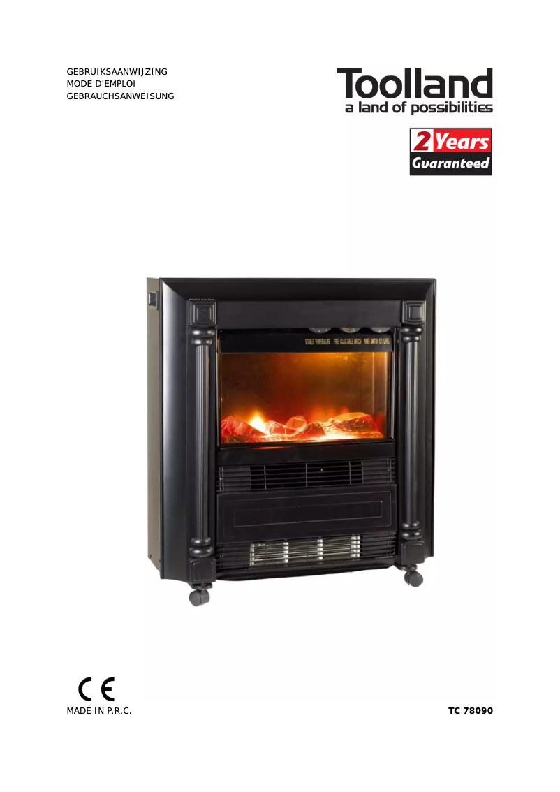 Page 1 de la notice Manuel utilisateur Toolland TC78090