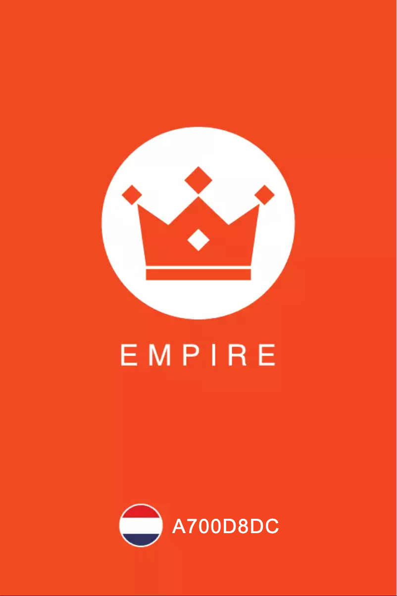 Page n°1 - Manuel utilisateur Empire A700D8DC