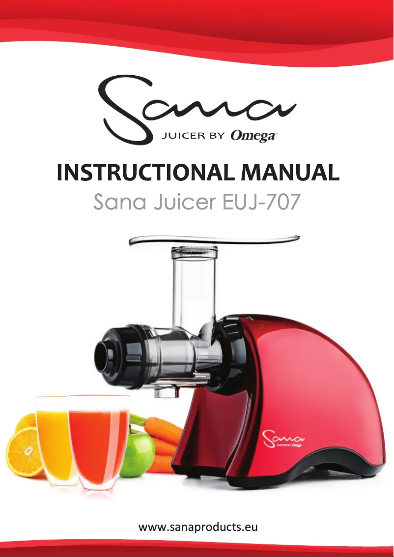 Página 1 del manual Manual de usuario Sana EUJ-707