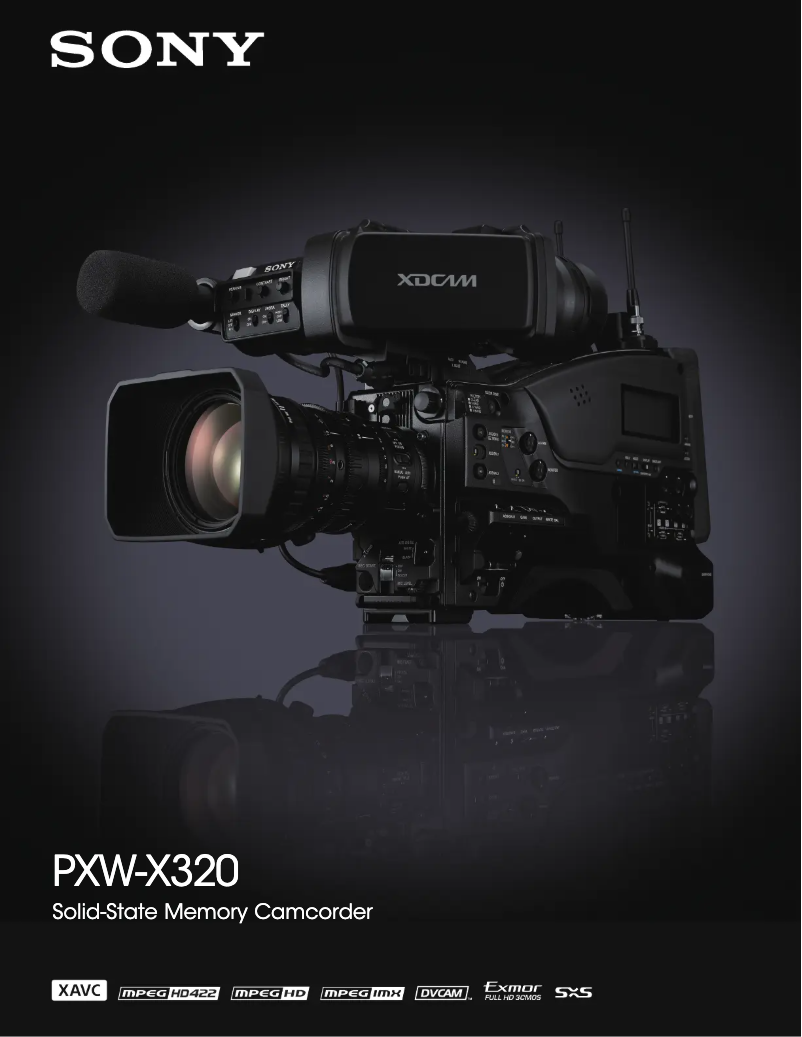 Page n°1 - Brochure Sony PXW-X320