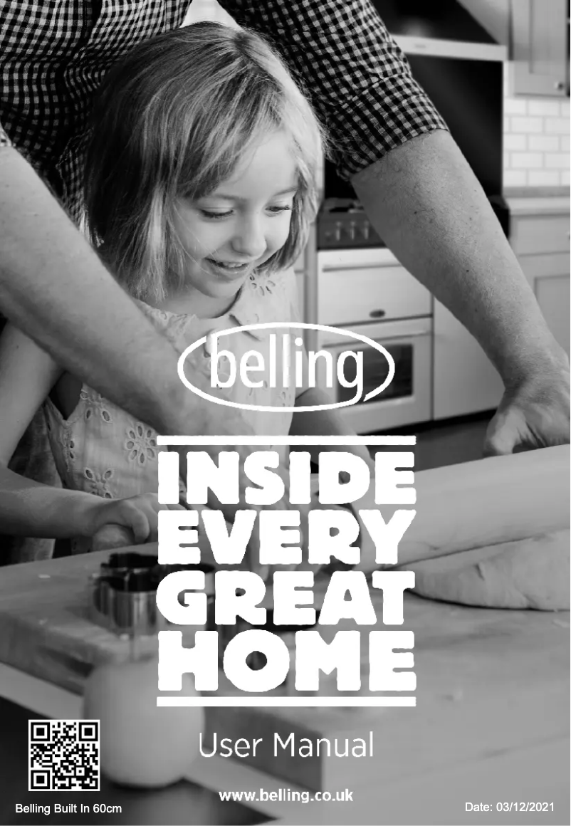 Page n°1 - Manuel utilisateur Belling ComfortCook BI603MF