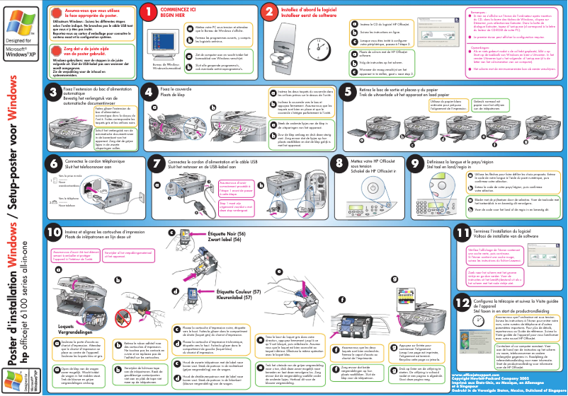 Page n°1 - Manuel utilisateur HP Officejet 6105