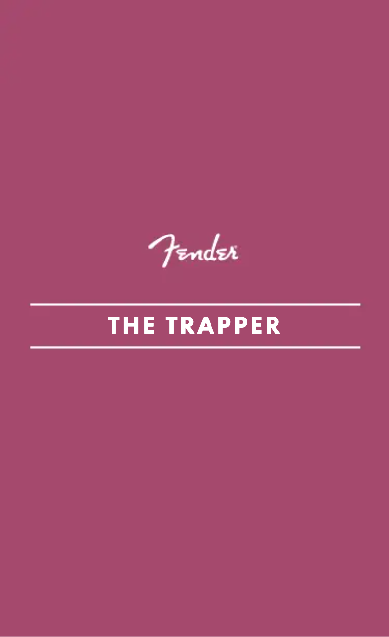 Image de la première page du manuel de l'appareil The Trapper