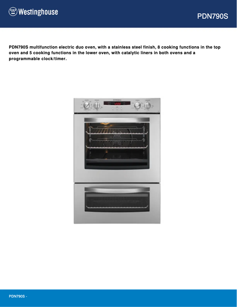 Image de la première page du manuel de l'appareil PDN790S