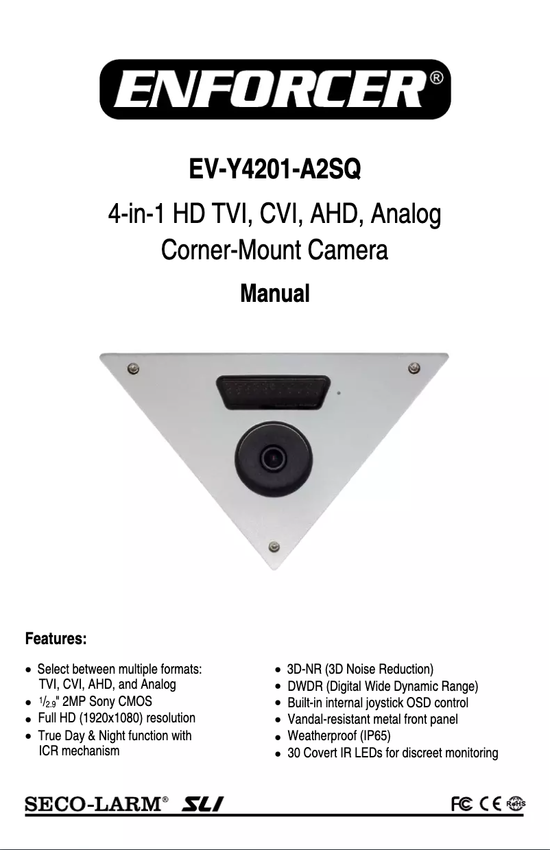 Image de la première page du manuel de l'appareil EV-Y4201-A2SQ