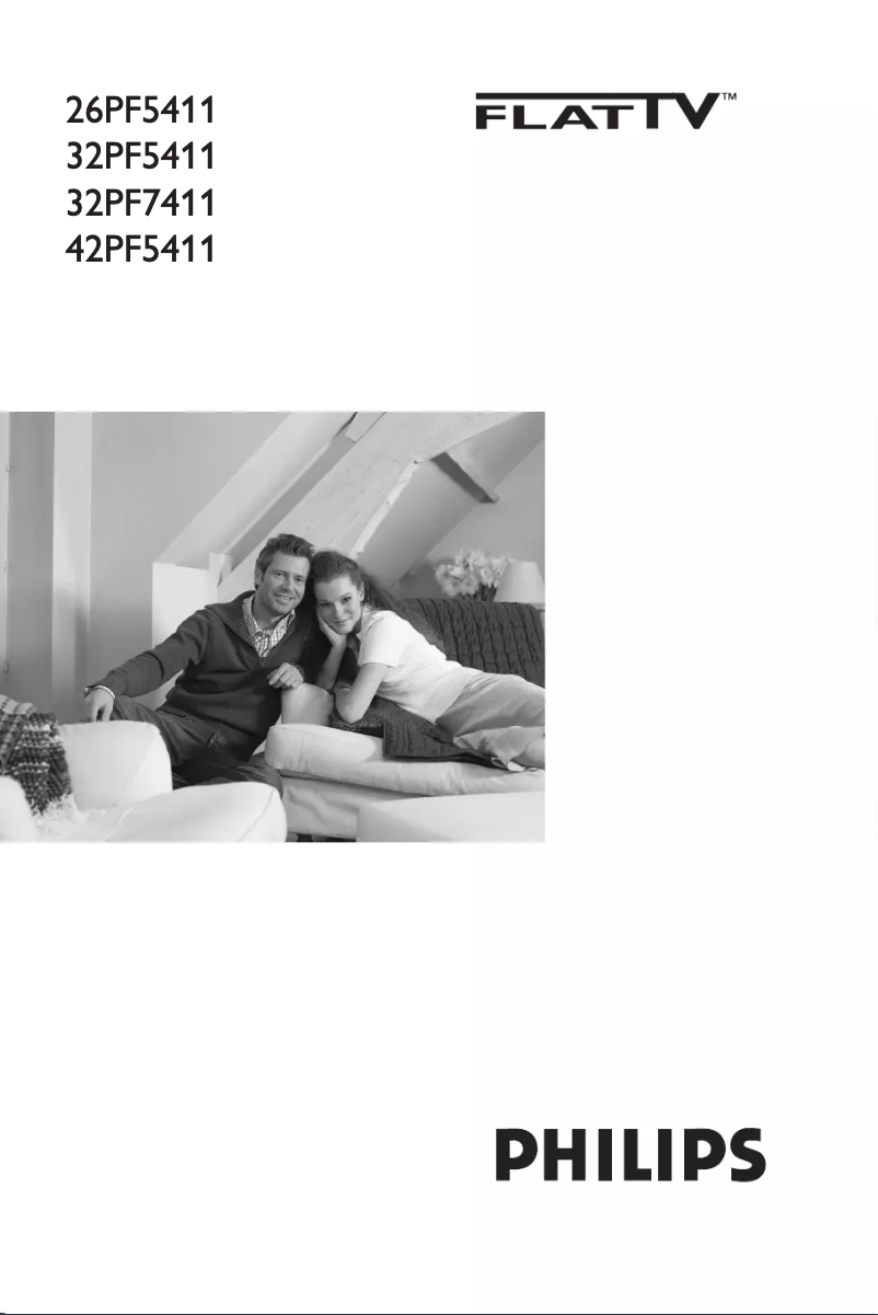 Image de la première page du manuel de l'appareil 32PF5411