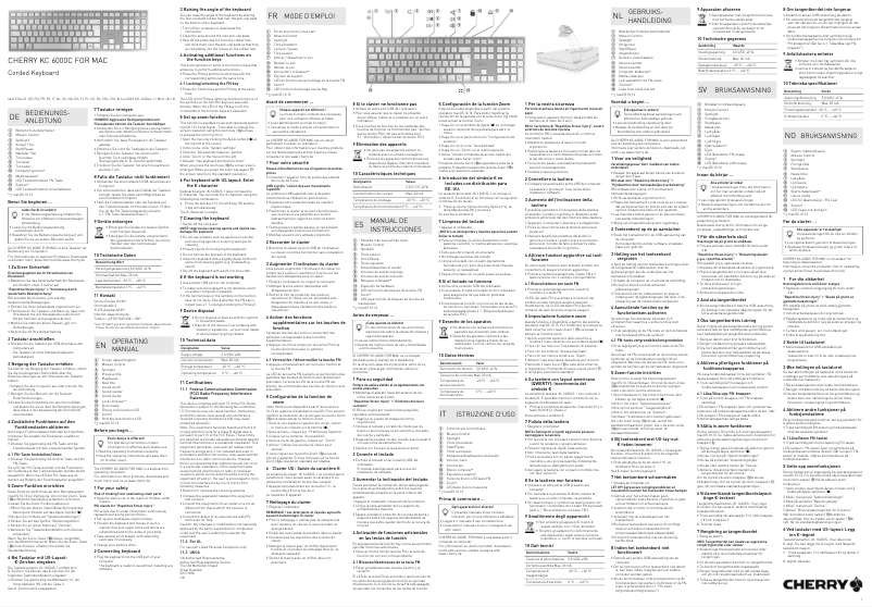 Image de la première page du manuel de l'appareil KC 6000C for Mac